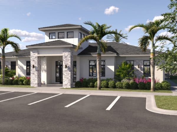 Future Clubhouse Front Elevation