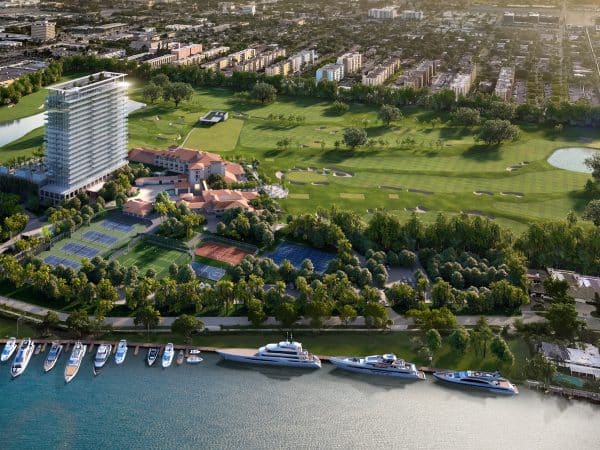 Shell Bay_Aerial Marina